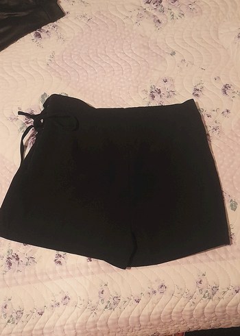 Siyah Mini şort etek