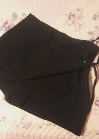 H&M Siyah Mini şort etek