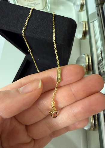 Altın Renkli Zincir Detaylı Kadın Takı Seti - Görsel 7