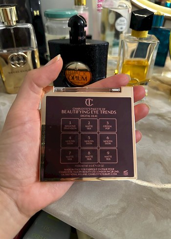  Beden Renk Charlotte Tilbury Mavi Tonlu Göz Farı Paleti