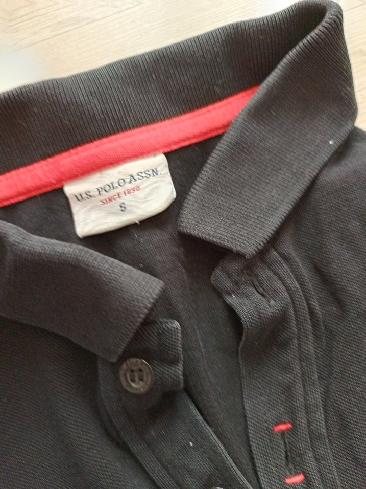 Erkek Siyah Polo Yaka Kısa Kollu Tişört - Görsel 2