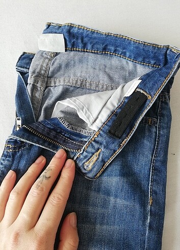 10 Yaş Beden mavi Renk Pantolon