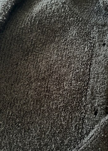 Düğmeli Gri Erkek Yün Hırka - Görsel 3