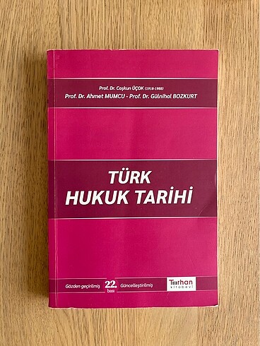 Türk Hukuk Tarihi - Üçok Mumcu Bozkurt