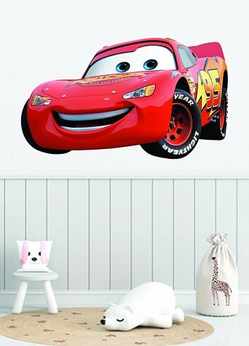 Şimşek McQueen Duvar Sticker 60*35 cm