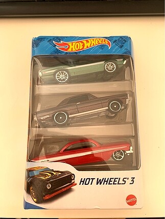 Hot wheels 3 lü