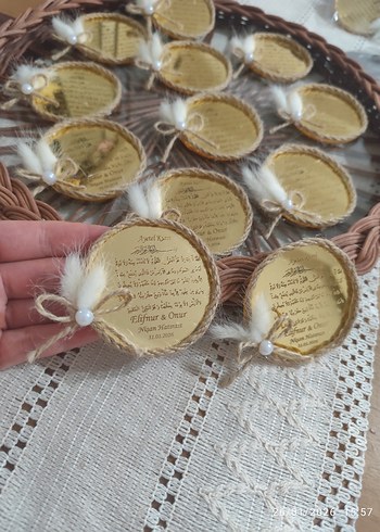 nişan & özel gün , Ayetel Kürsili magnet - Görsel 4