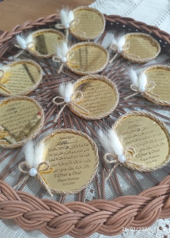 nişan & özel gün , Ayetel Kürsili magnet - Görsel 5