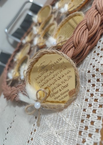 nişan & özel gün , Ayetel Kürsili magnet - Görsel 3