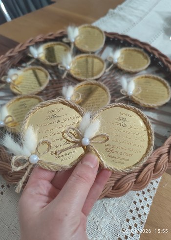 nişan & özel gün , Ayetel Kürsili magnet - Görsel 2