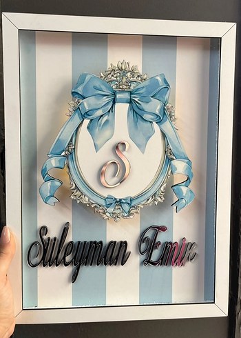 ledli ışıklı pano çerçeve kapı süsü - Görsel 4