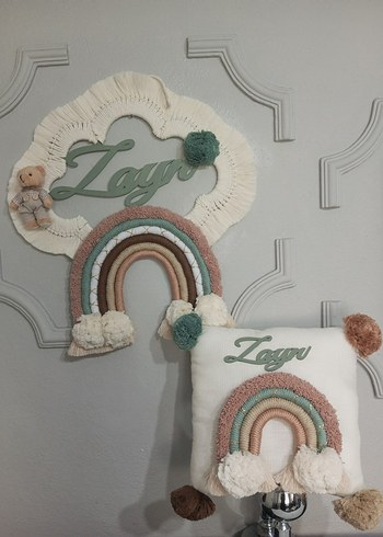 makrome gökkuşağı magnet / anahtarlık/ set - Görsel 17