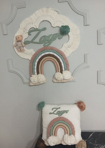 makrome gökkuşağı magnet / anahtarlık/ set - Görsel 13