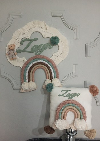 makrome gökkuşağı magnet / anahtarlık/ set - Görsel 15