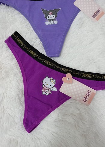 Victoria s Secret 2 ad. hello kitty kuromi tanga M beden