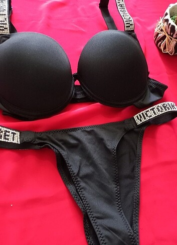 s Beden siyah Renk Victoria's secret sütyen takım 