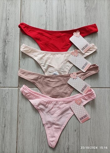 Tanga soft pamuklu 4 adet