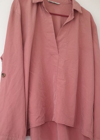 Pembe Uzun Kollu Gömlek