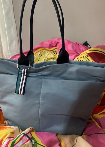 gri pull&bear kol cantasi