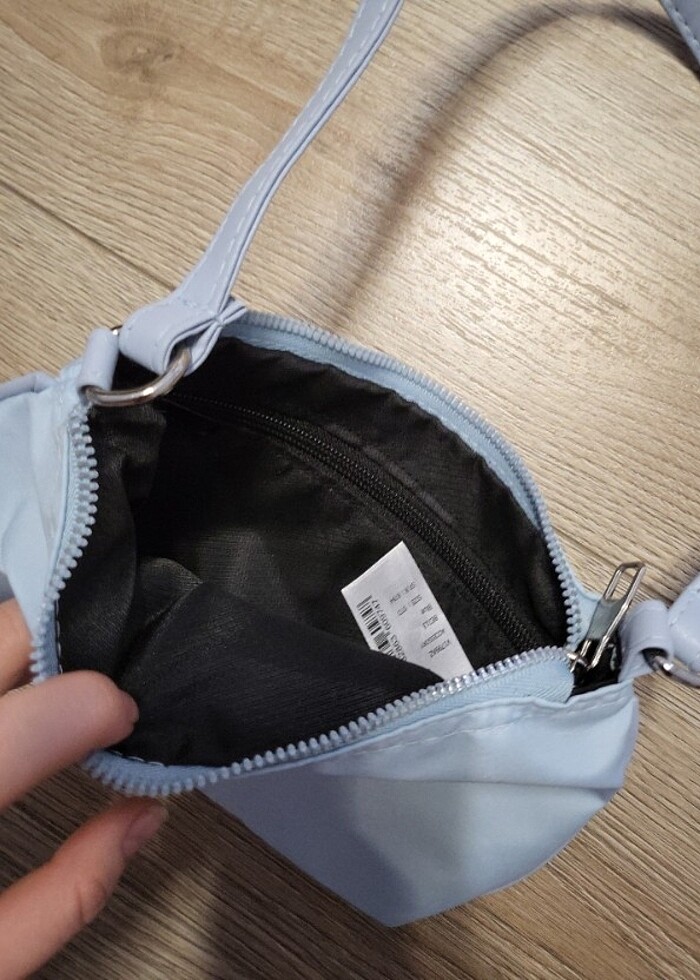 Bebek mavisi kol çantası  - Görsel 2