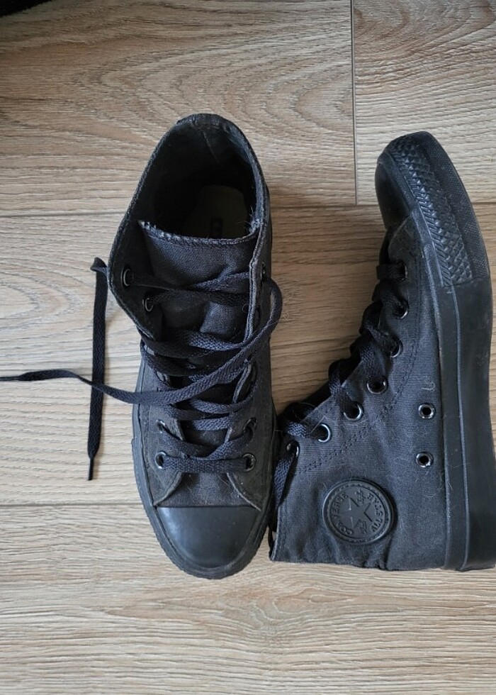 Siyah converse  - Görsel 3