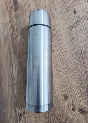 Gri Çelik Termos - Görsel 2