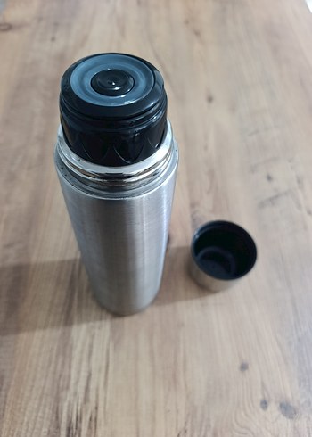 Gri Çelik Termos - Görsel 8