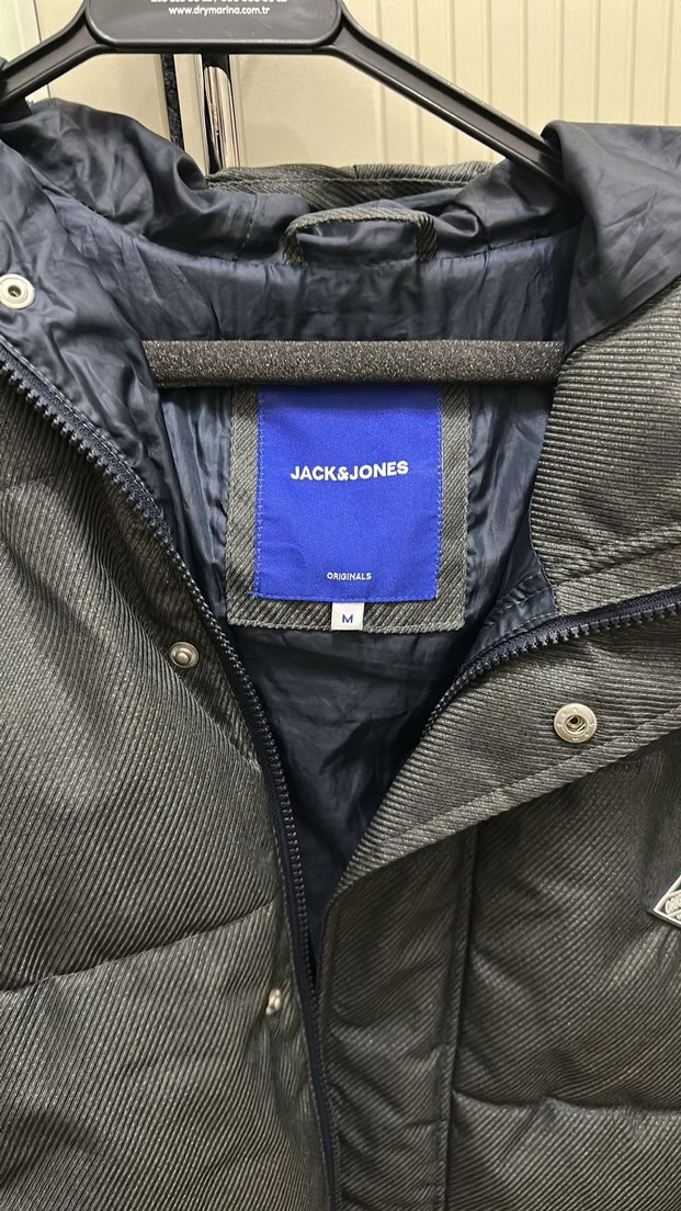 Gri Erkek JACK & JONES mont ORJİNAL - Görsel 2