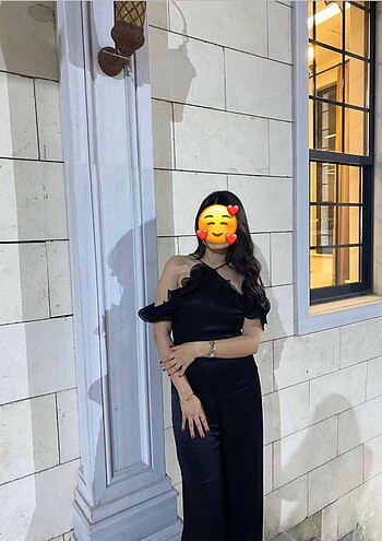 zara siyah saten tulum