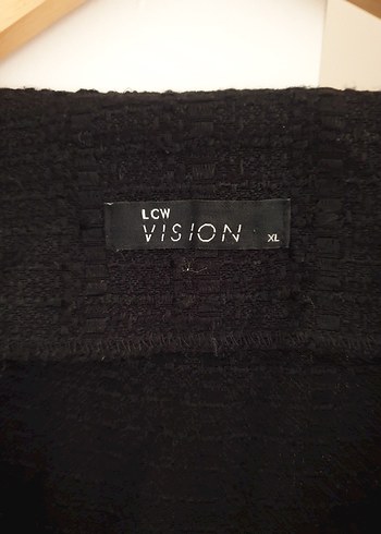 Düğmeli Siyah Midi Kadın tüvit Elbise - Görsel 3