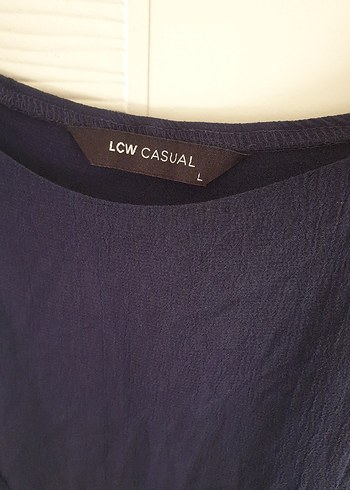 Lacivert Uzun Askılı Kadın Elbise - Görsel 2