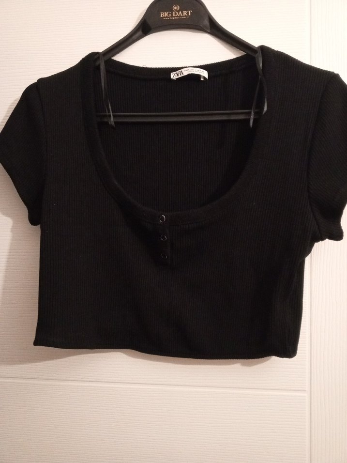 Siyah zara üst - Görsel 2