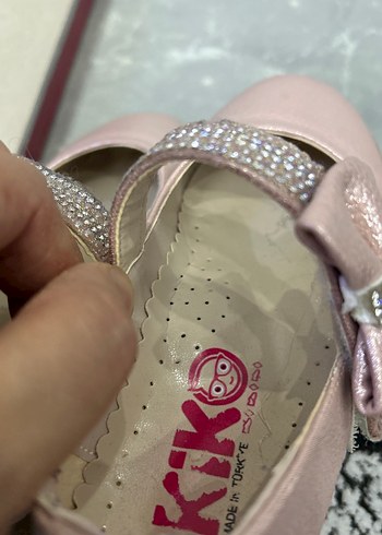 Kız Çocuk Parlak Pembe Tokalı Babet - Görsel 4