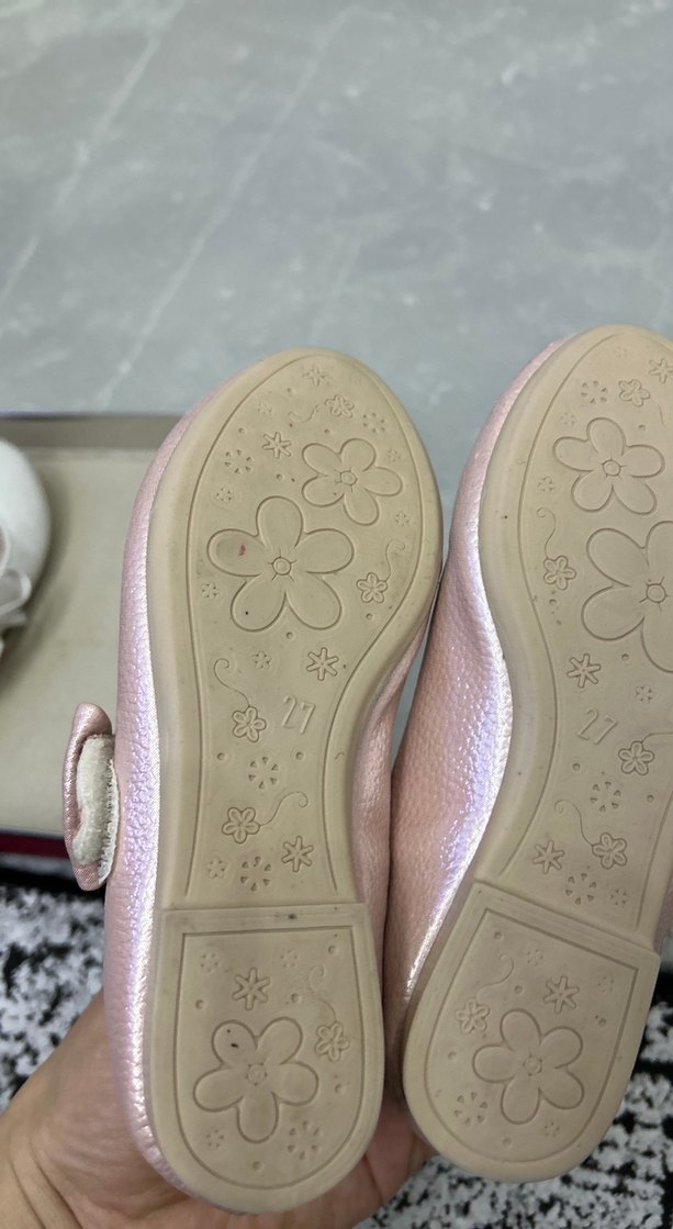 Kız Çocuk Parlak Pembe Tokalı Babet - Görsel 3