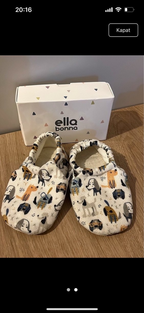 Bohem Gri Desenli Erkek Bebek Ev Patikleri - Görsel 2