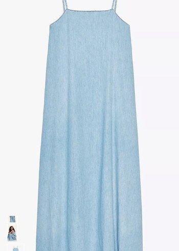 Zara denim elbise - Görsel 4