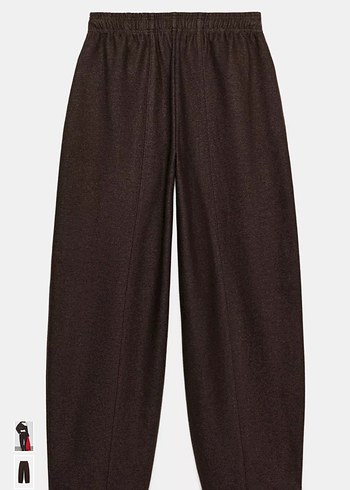 Zara tok kumaş pantolon - Görsel 6