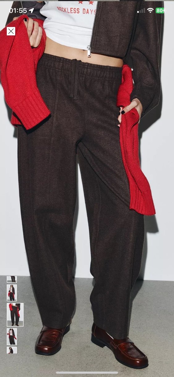 Zara tok kumaş pantolon - Görsel 3