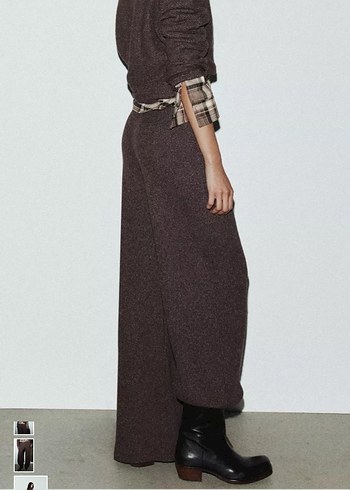 Zara yumuşak triko pantolon - Görsel 3