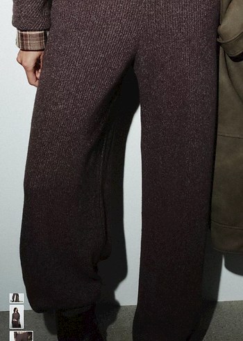 Zara yumuşak triko pantolon - Görsel 2