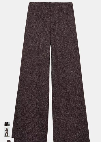 Zara yumuşak triko pantolon - Görsel 6