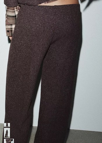 Zara yumuşak triko pantolon - Görsel 5