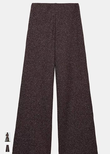 Zara yumuşak triko pantolon - Görsel 7