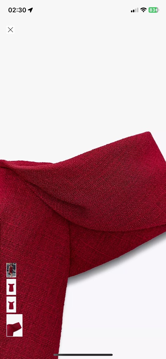 Kırmızı Mini Straplez Kadın Elbise - Görsel 5