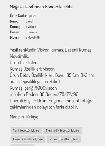 Diğer Alaçatı viscon tesettür elbise 