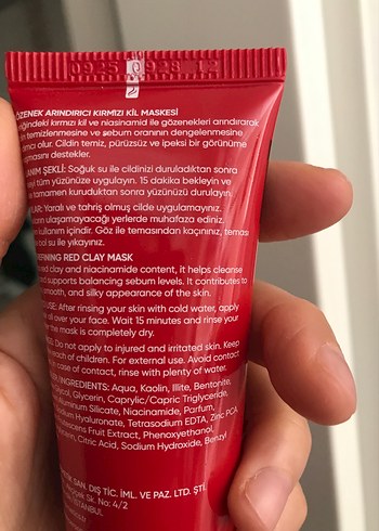 Jeunesse Kırmızı Kil Maskesi 100g - Görsel 2