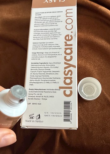 Clasy Beige BB Krem 40 ml - Görsel 2