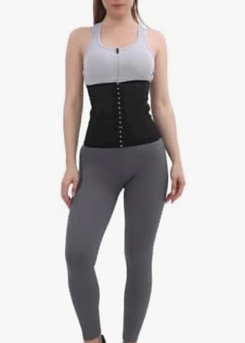 Siyah Dikişsiz  Korse - Görsel 3