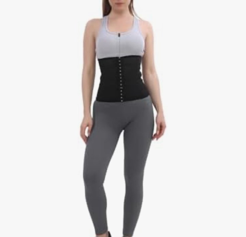 Siyah Dikişsiz  Korse - Görsel 3