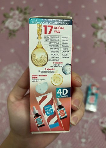 17 Doğal Yağlı saç serumu